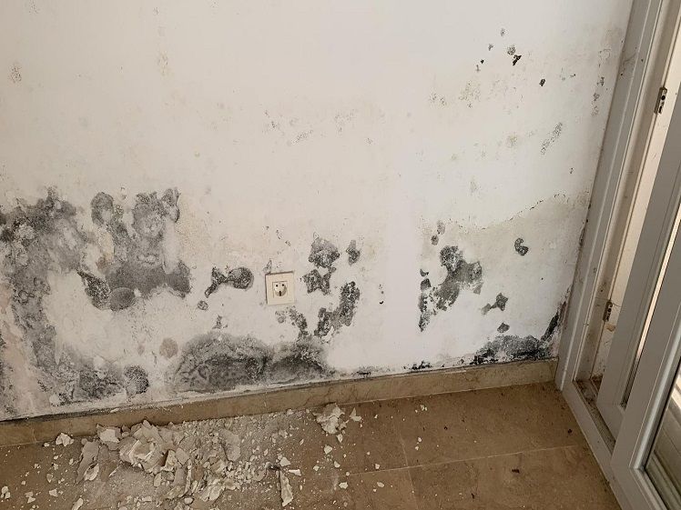 Humedades en casa desconchones