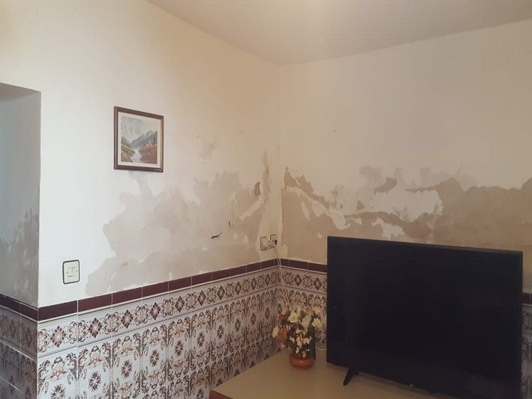 Problemas de humedades en paredes.